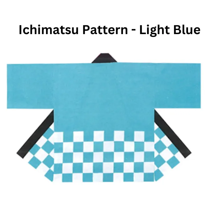 Happi / 1 Color Print - Ichimatsu Pattern