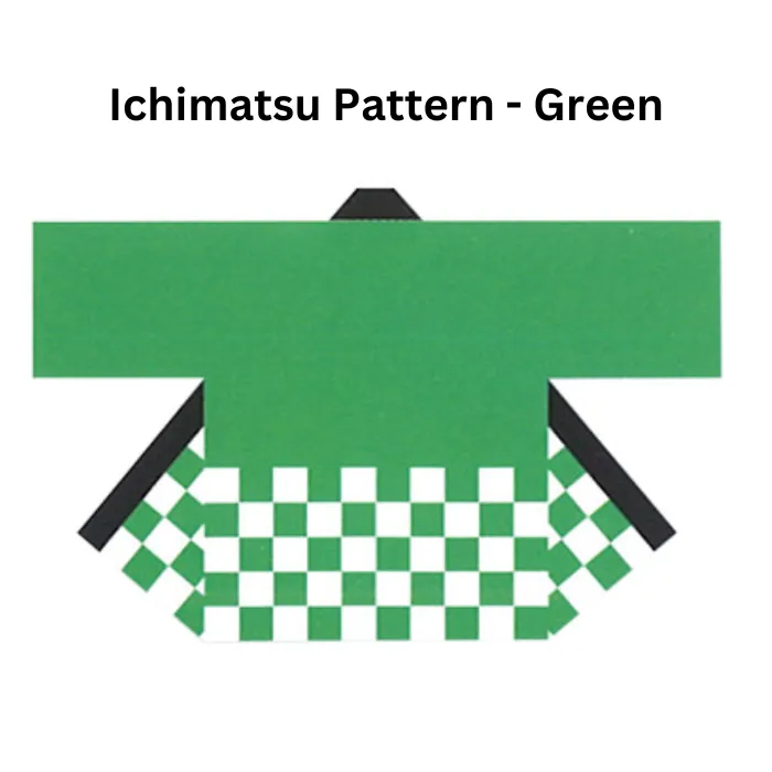 Happi / 1 Color Print - Ichimatsu Pattern