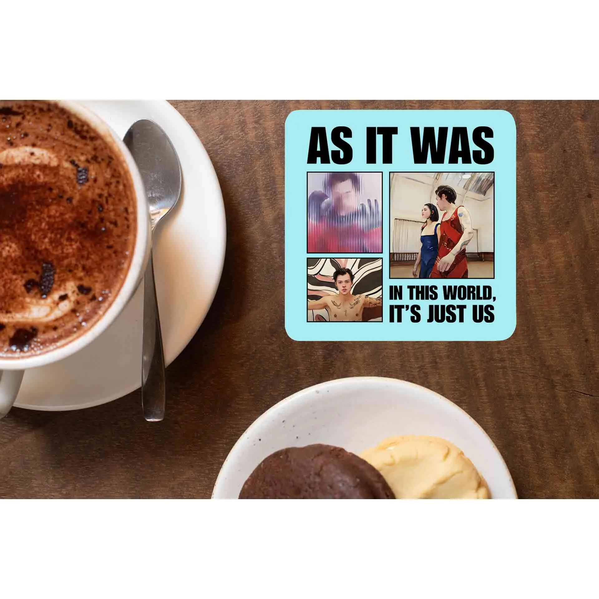 Harry Styles Coasters - In This World It's Just Us