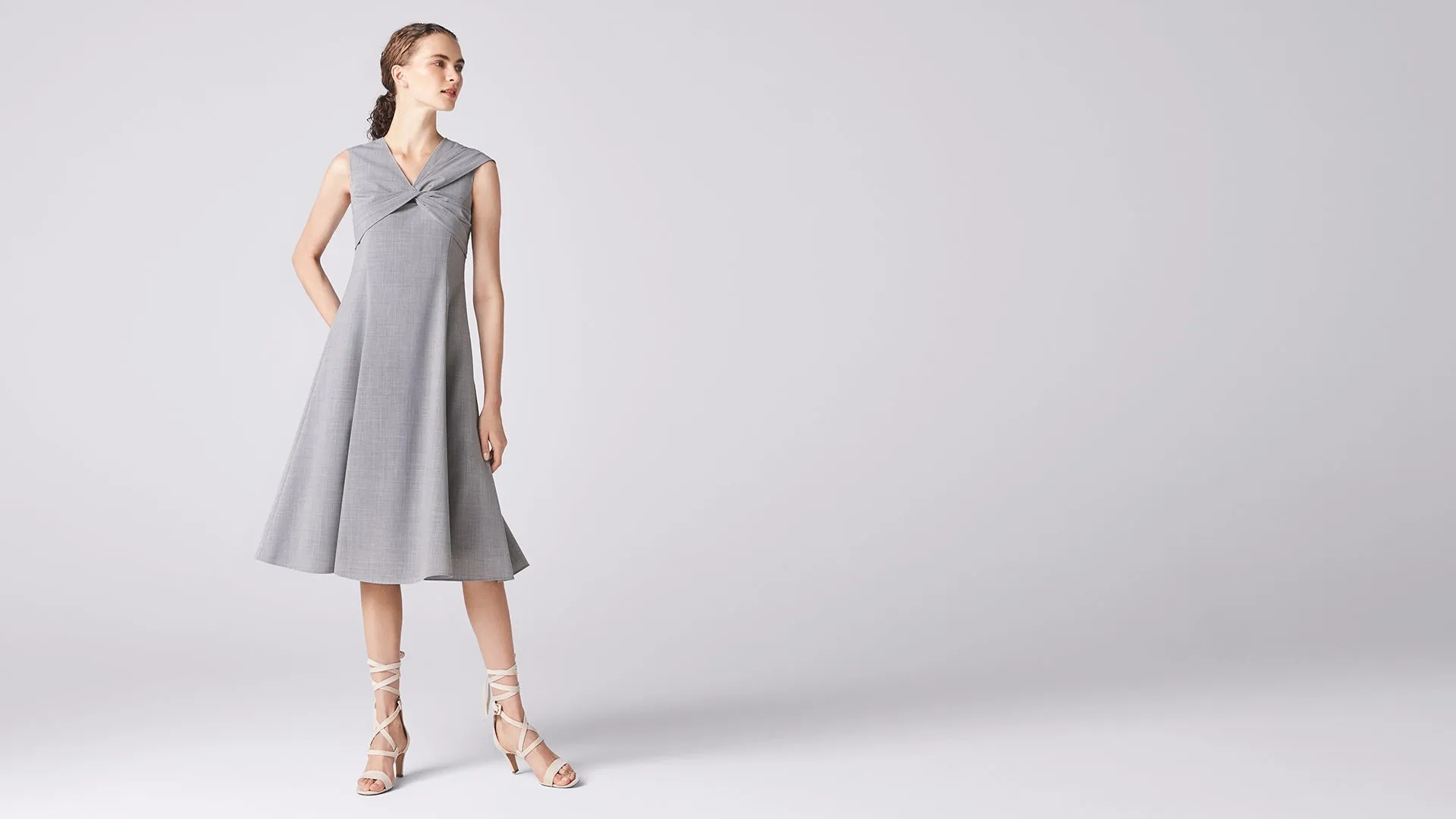 Heather Grey Francis Dress
