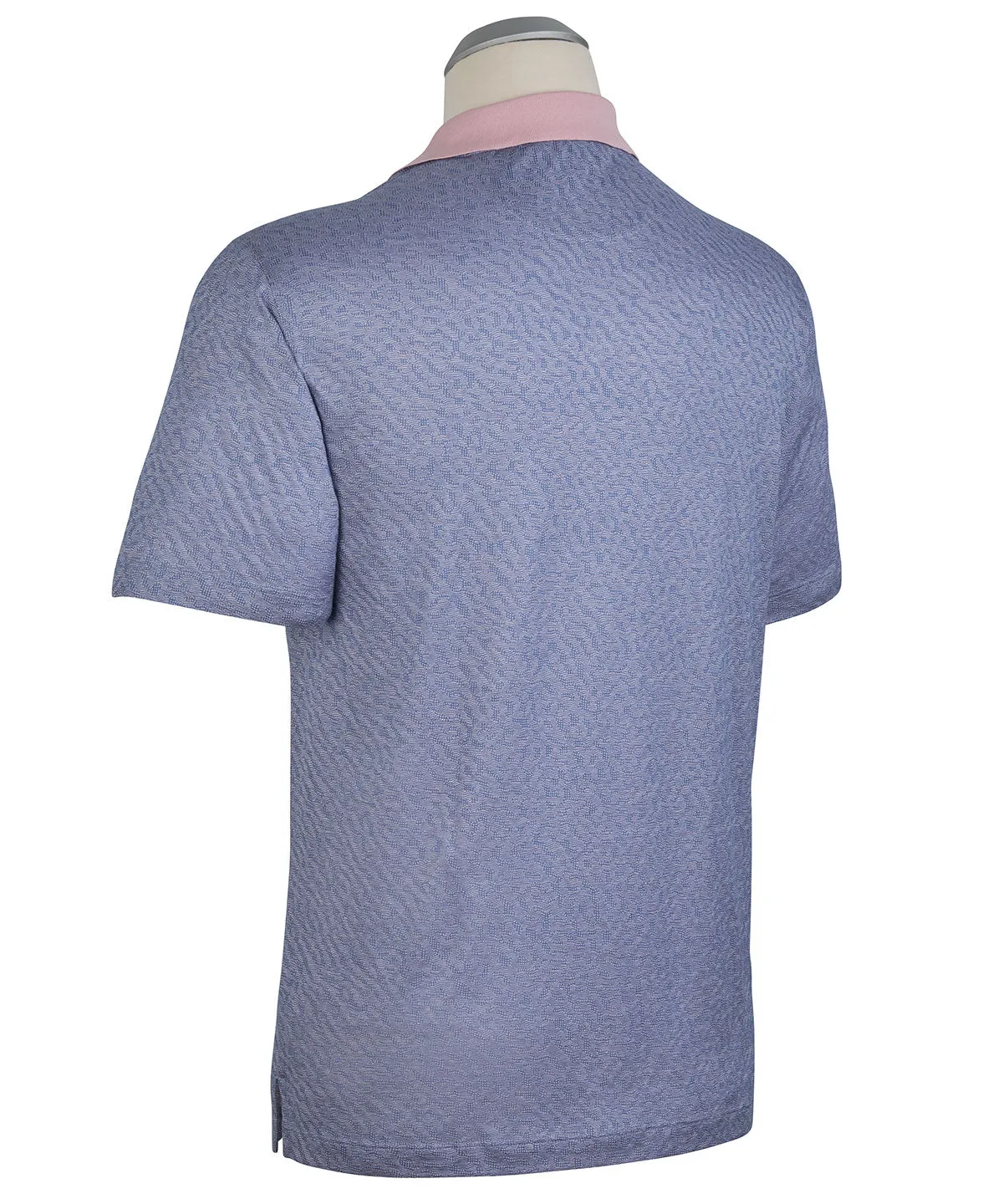 Heritage Italian Cotton Jacquard Polo Shirt