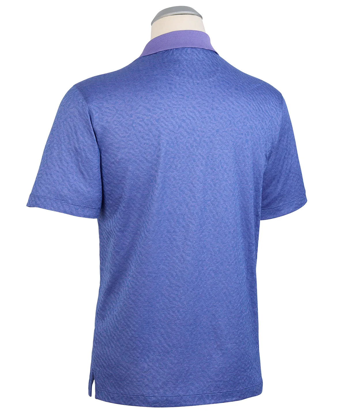 Heritage Italian Cotton Jacquard Polo Shirt