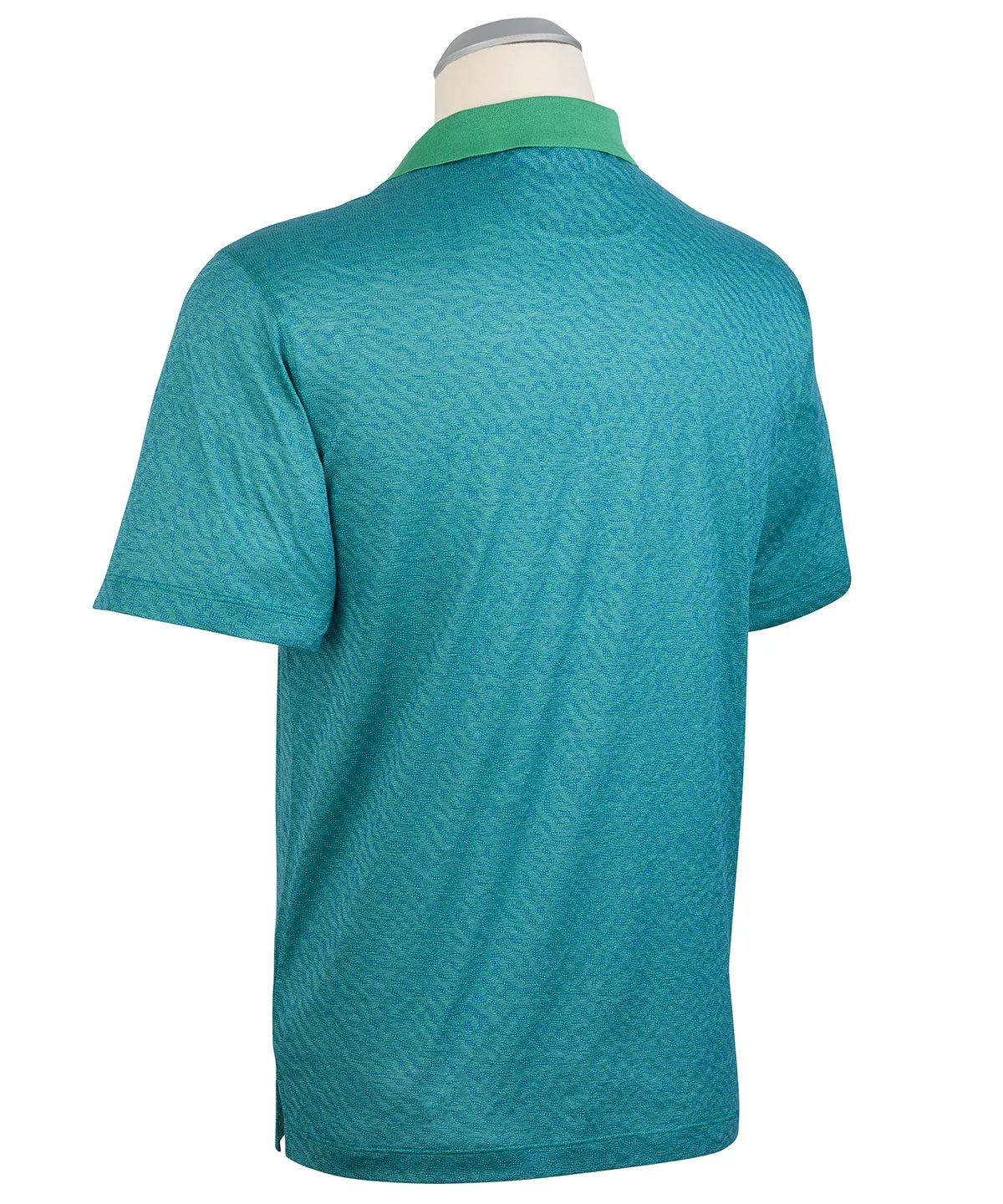 Heritage Italian Cotton Jacquard Polo Shirt