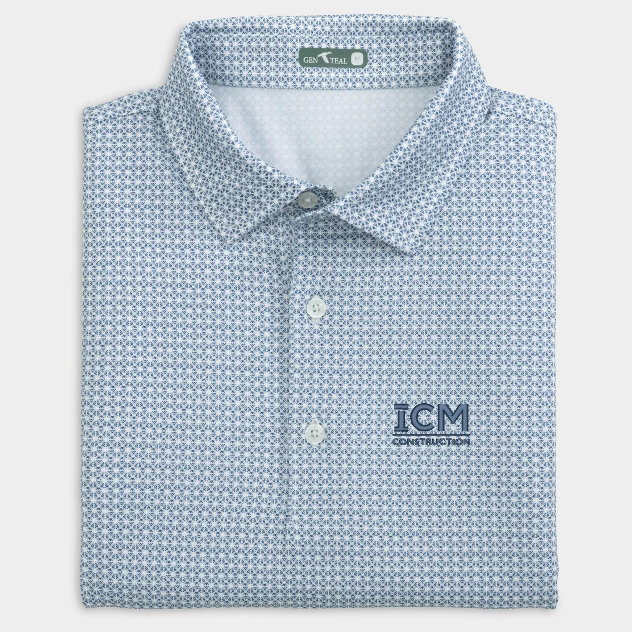 ICM Tile Printed Performance Polo