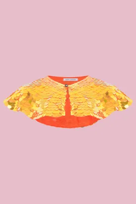 INTI SEQUIN CAPE - FOX
