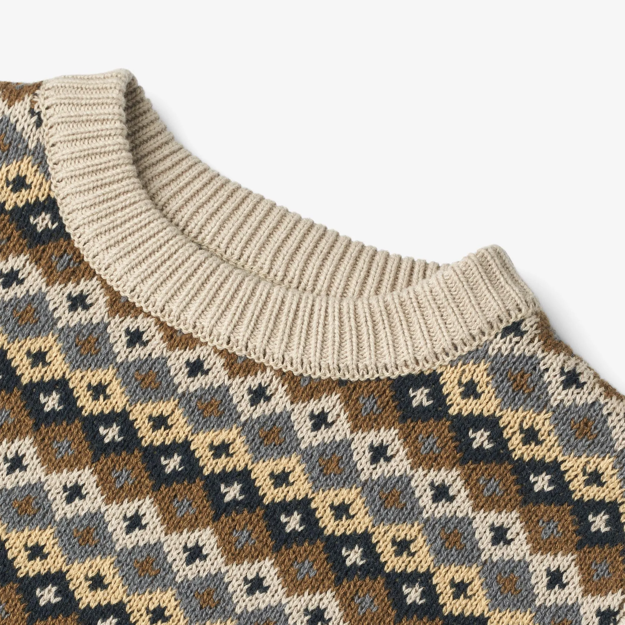 Jacquard Pullover Elias - multi blue