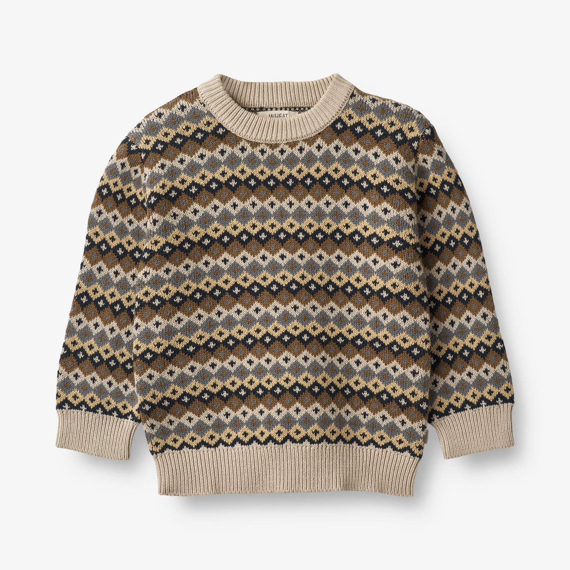 Jacquard Pullover Elias - multi blue