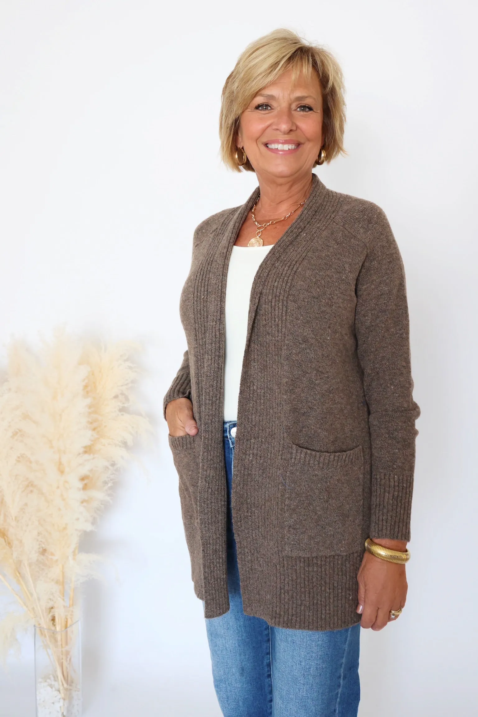 Joni Open Front Cardigan