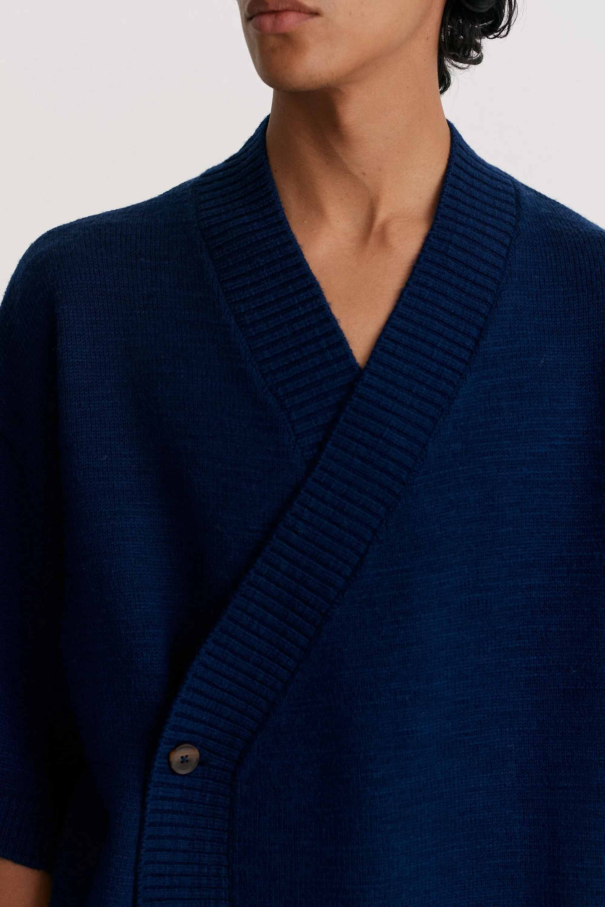 Knitted Wrap Shirt