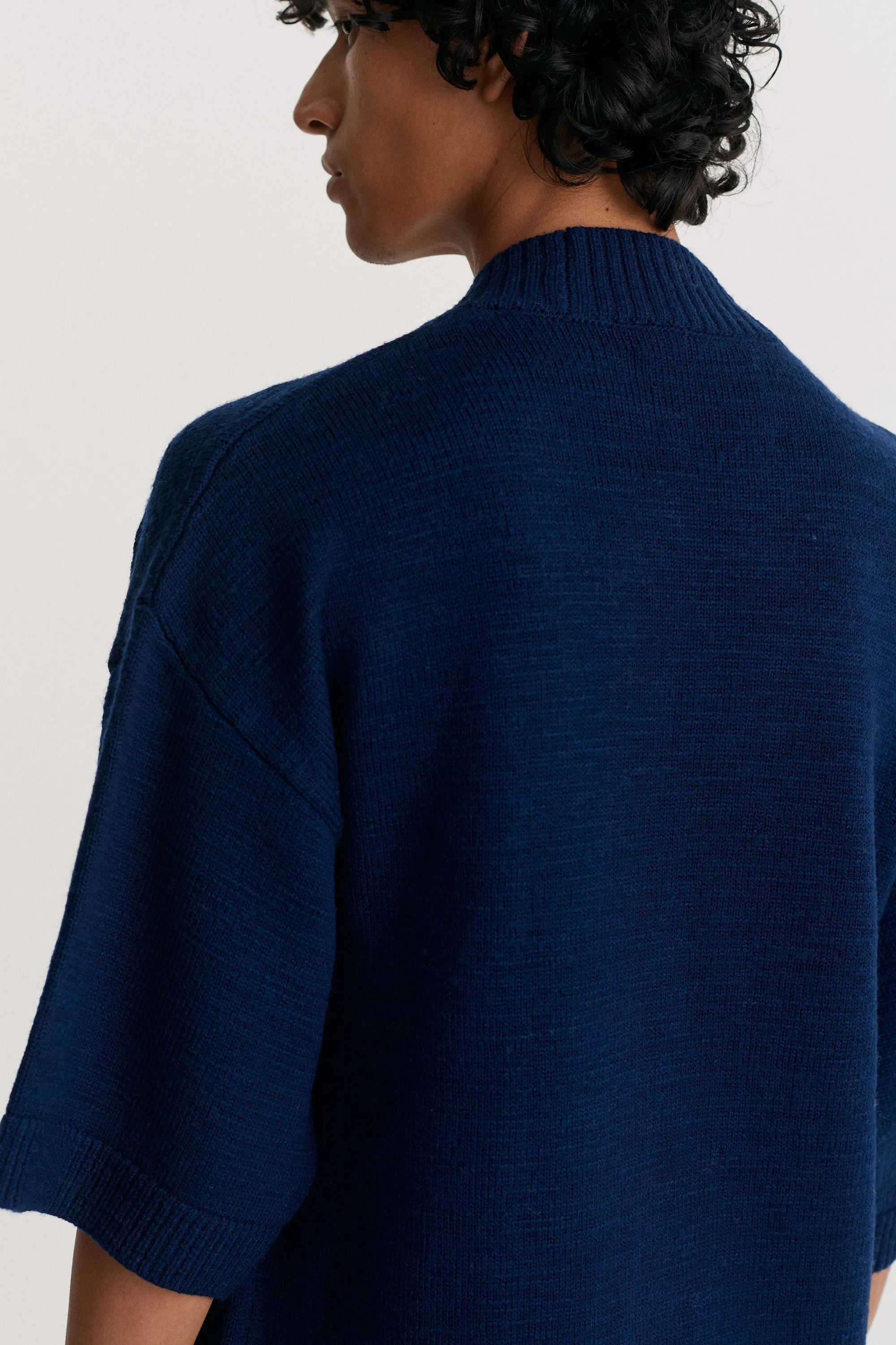 Knitted Wrap Shirt