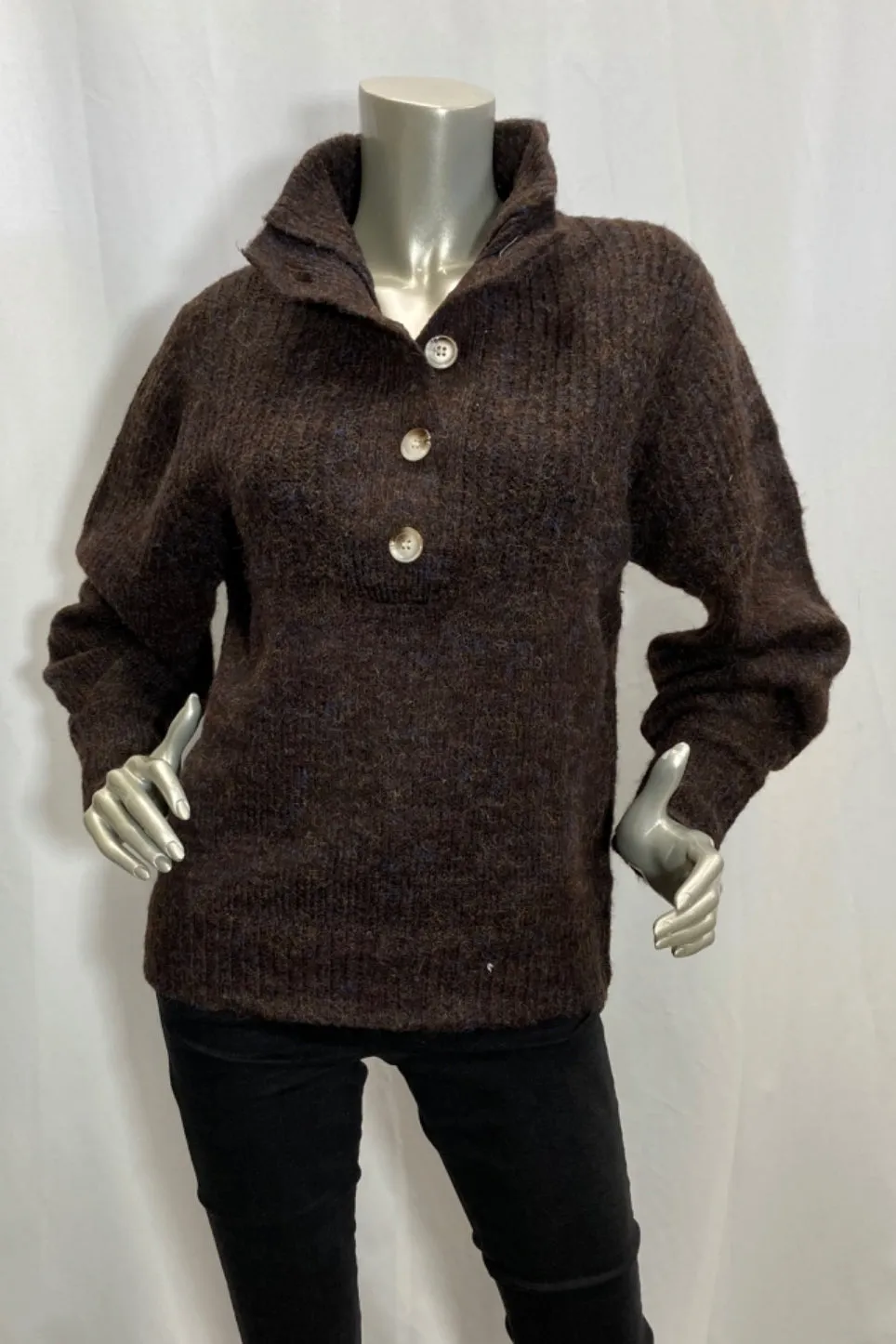 Little Lies WOMENS ORLA KNIT - CHOCOLATE