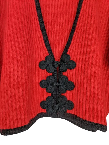 [M] Liz Claiborne Boxy Ribbed Cardigan