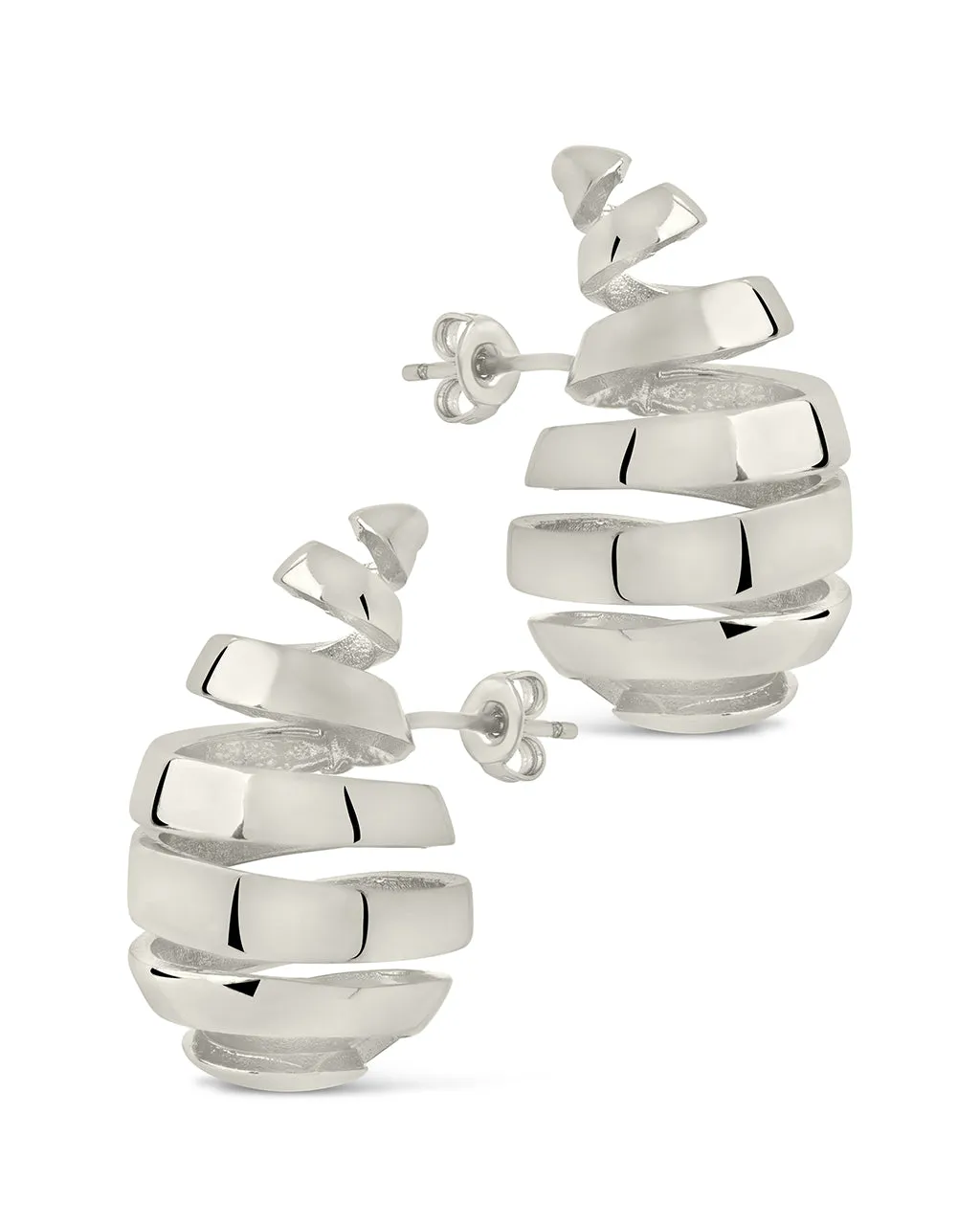 Margot Ribbed Stud Earrings