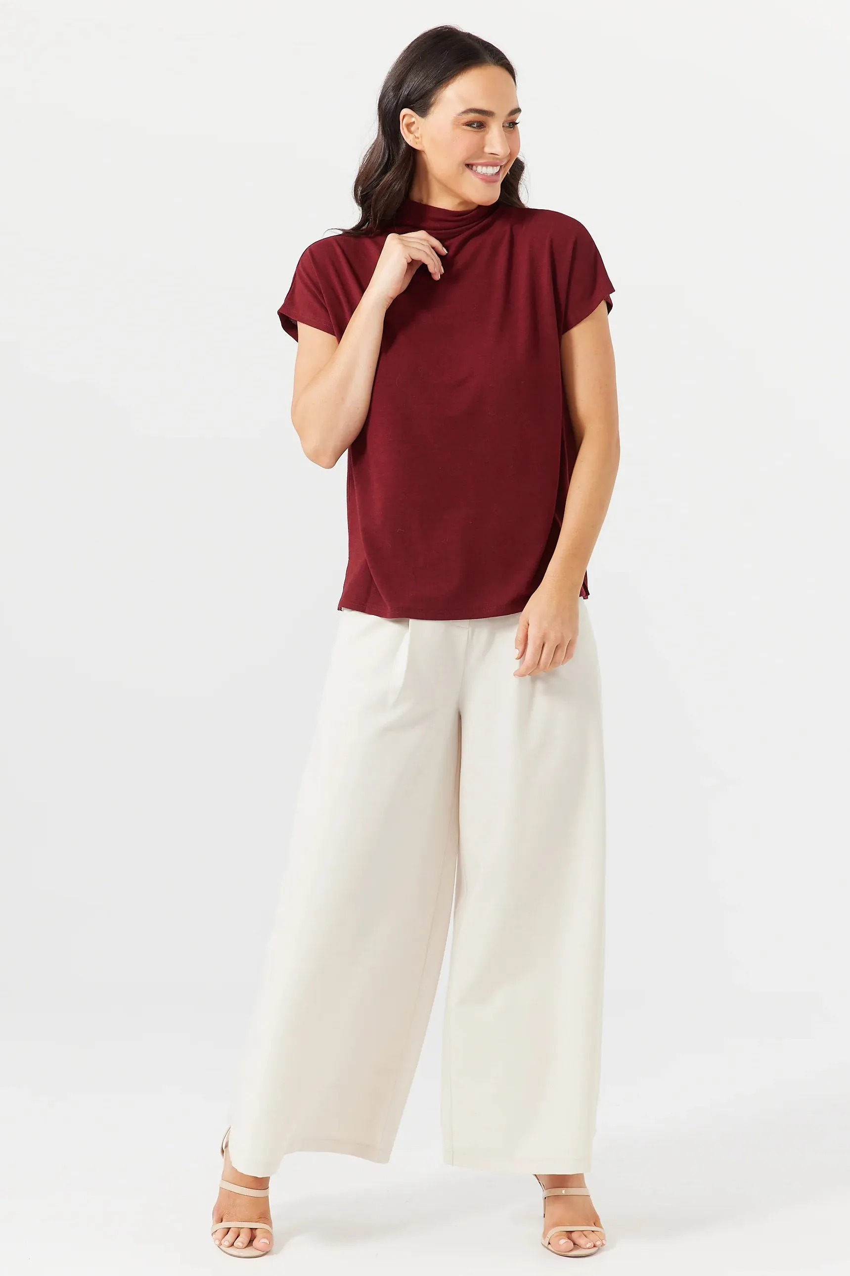 Mayflower Tee in Berry Jersey