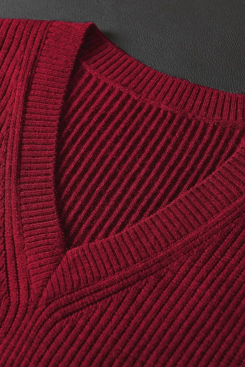 Men's V-Neck Sweater Vest | Anti-Pilling & Anti-Static | Lightweight Thermal Sleeveless Pullover for Casual & Formal Outfits