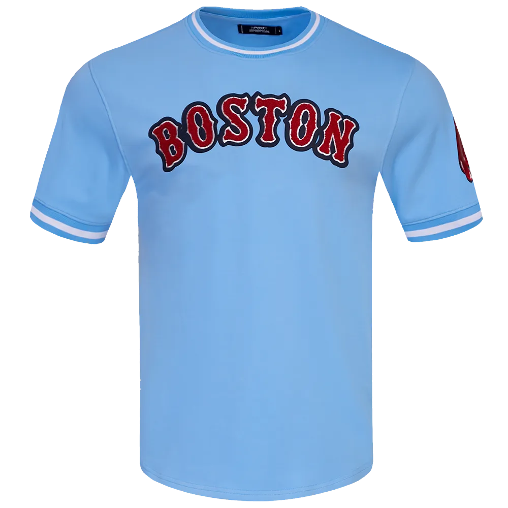 MLB BOSTON RED SOX CLASSIC CHENILLE MEN'S TOP (UNIVERSITY BLUE)