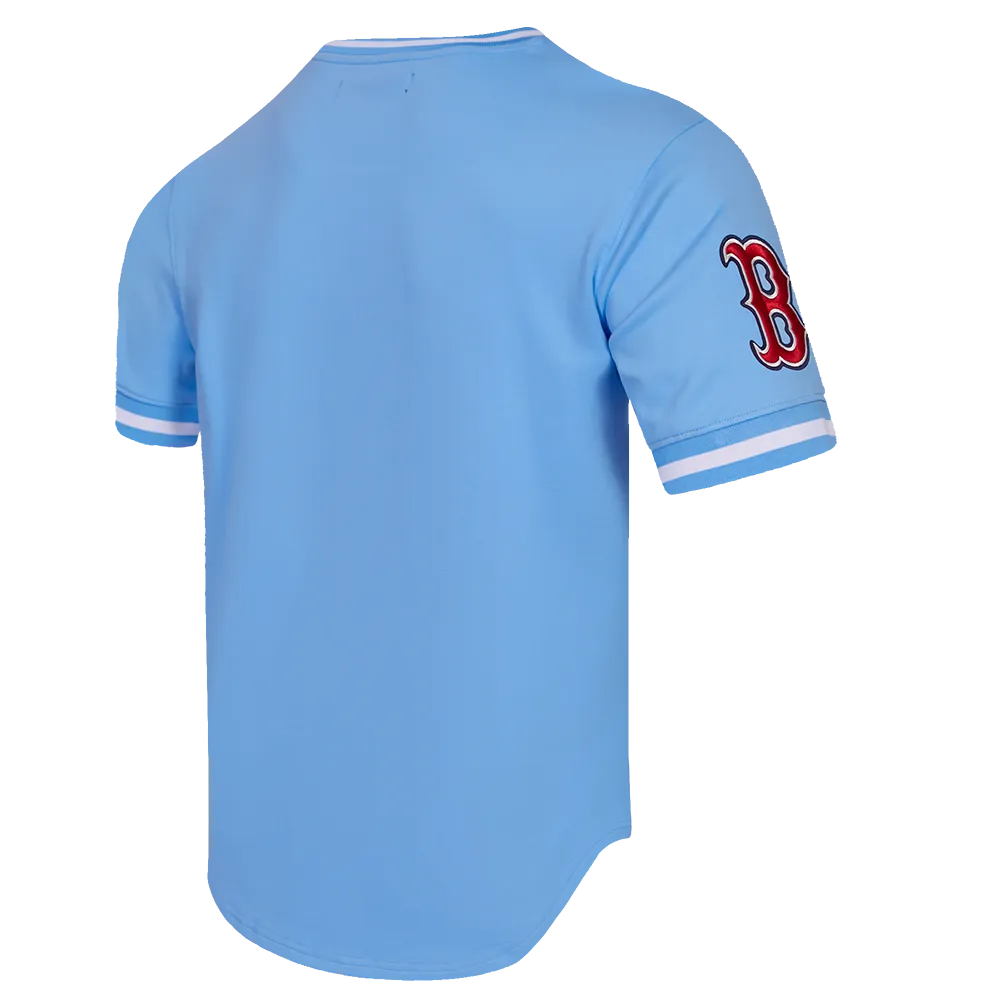 MLB BOSTON RED SOX CLASSIC CHENILLE MEN'S TOP (UNIVERSITY BLUE)