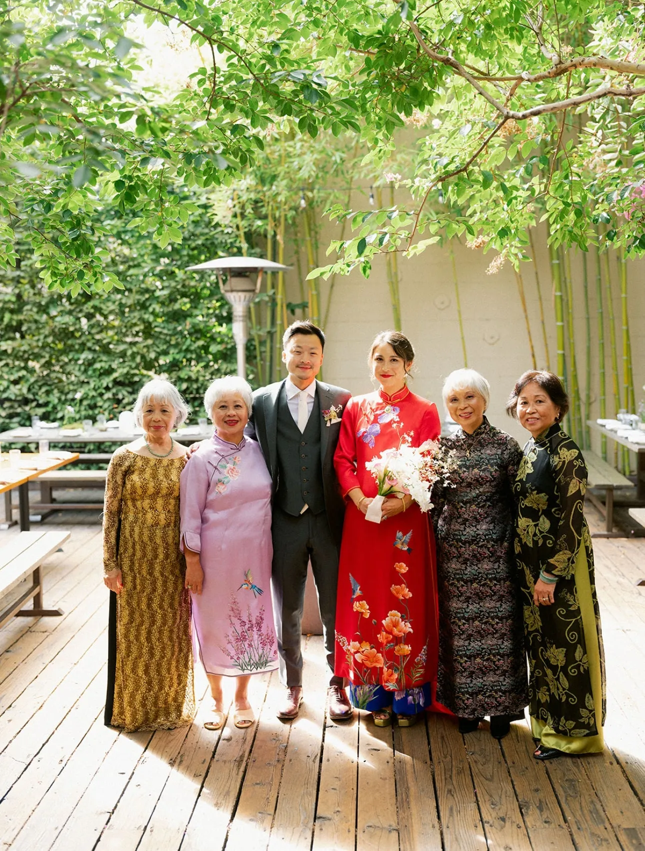 Modern Ao Dai Vietnamese Wedding Dress