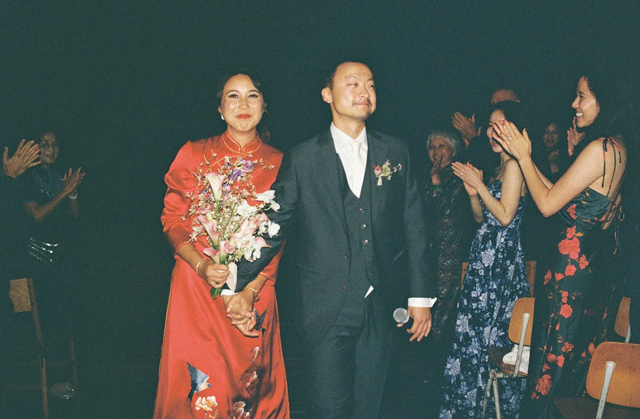 Modern Ao Dai Vietnamese Wedding Dress