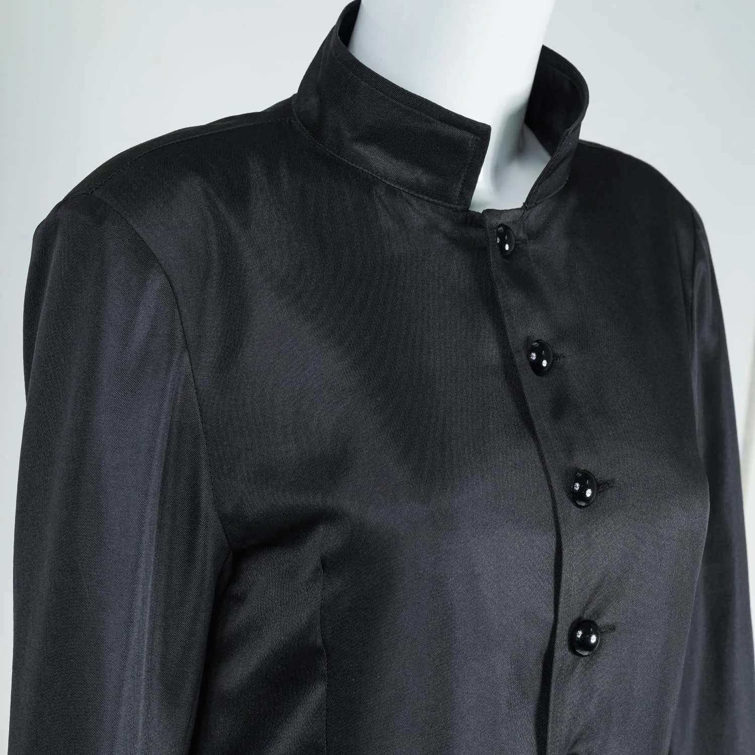 MYAYD Women's Cassock Robe Church Robe Choir Minister Clergy Pulpit Liturgical Black White