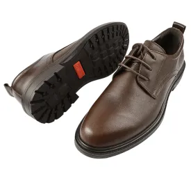 Elegant Mens Shoes OTTER TUR-06 Brown Natural Leather