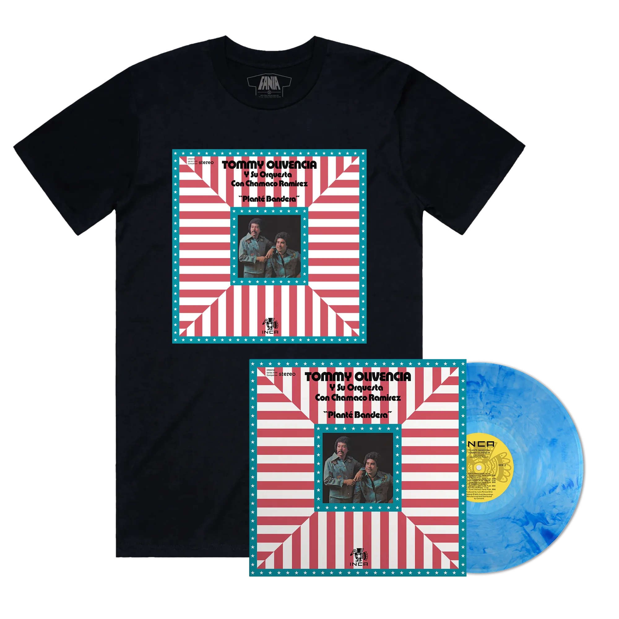 PLANTÉ BANDERA (180G BANDERA BLUE – FANIA EXCLUSIVE   PLANTÉ BANDERA T-SHIRT)
