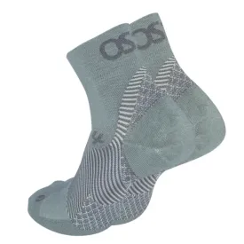 Plantar Fasciitis Socks 1/4 Crew - Grey