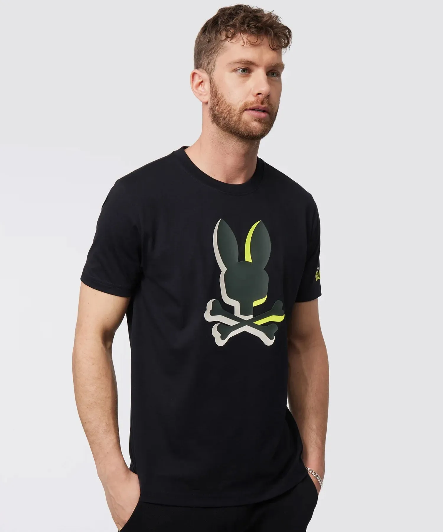 Psycho Bunny Pattison Graphic Tee - Black
