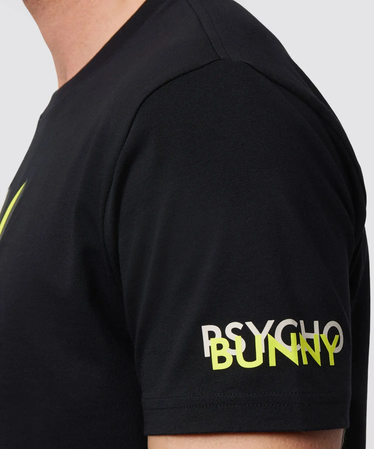 Psycho Bunny Pattison Graphic Tee - Black