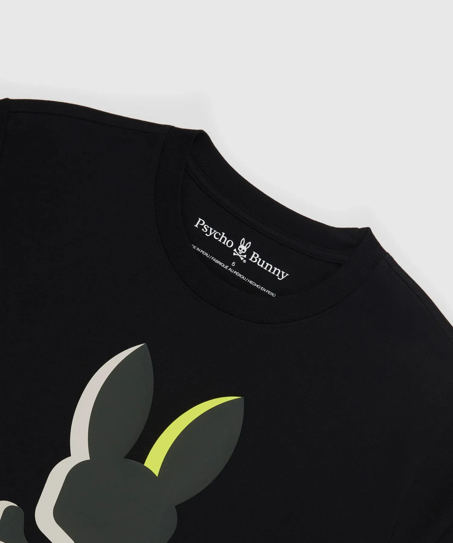 Psycho Bunny Pattison Graphic Tee - Black