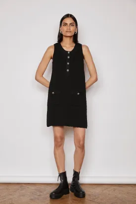 SELINA KNITTED DRESS BLACK
