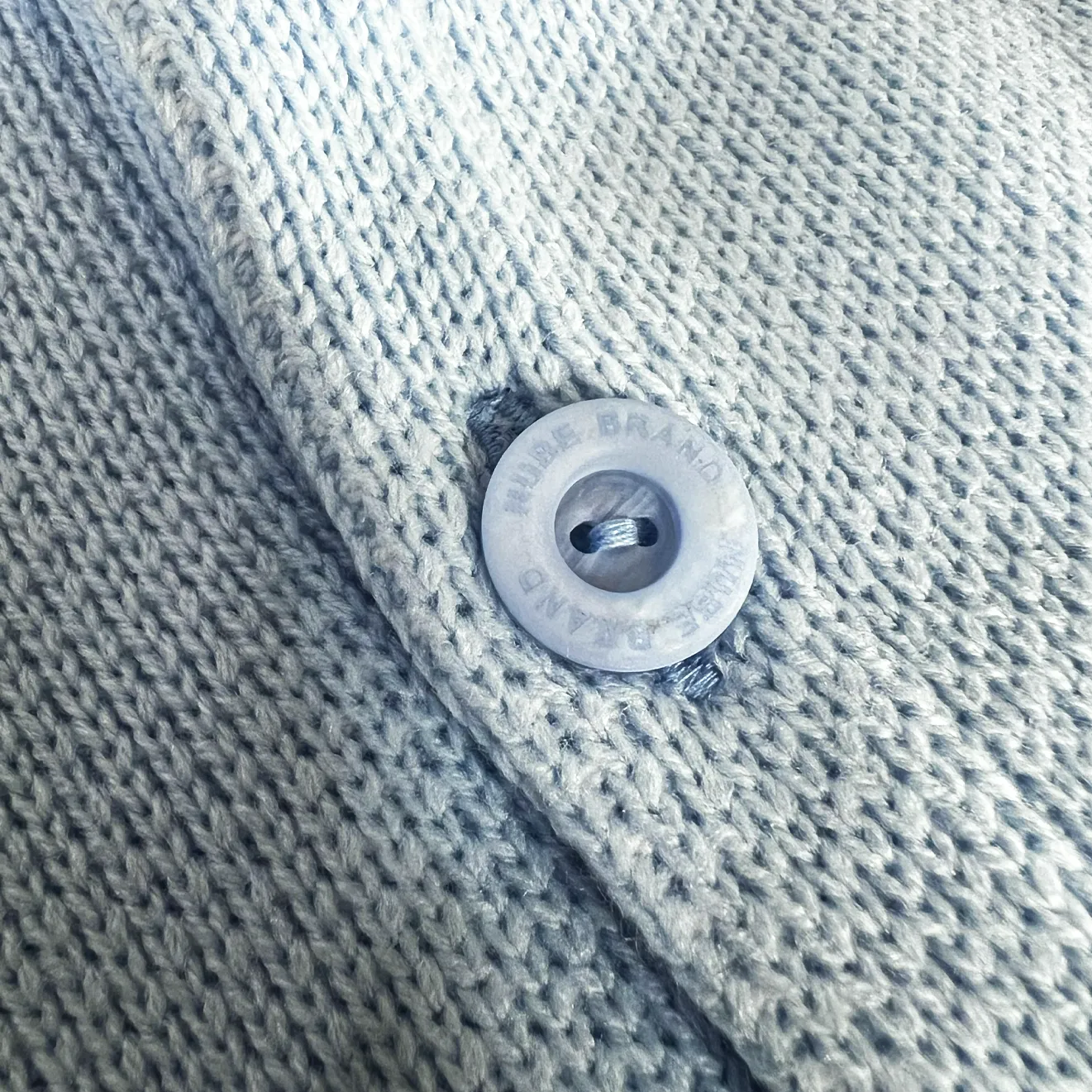 Skeleton Knit Cardigan Baby Blue