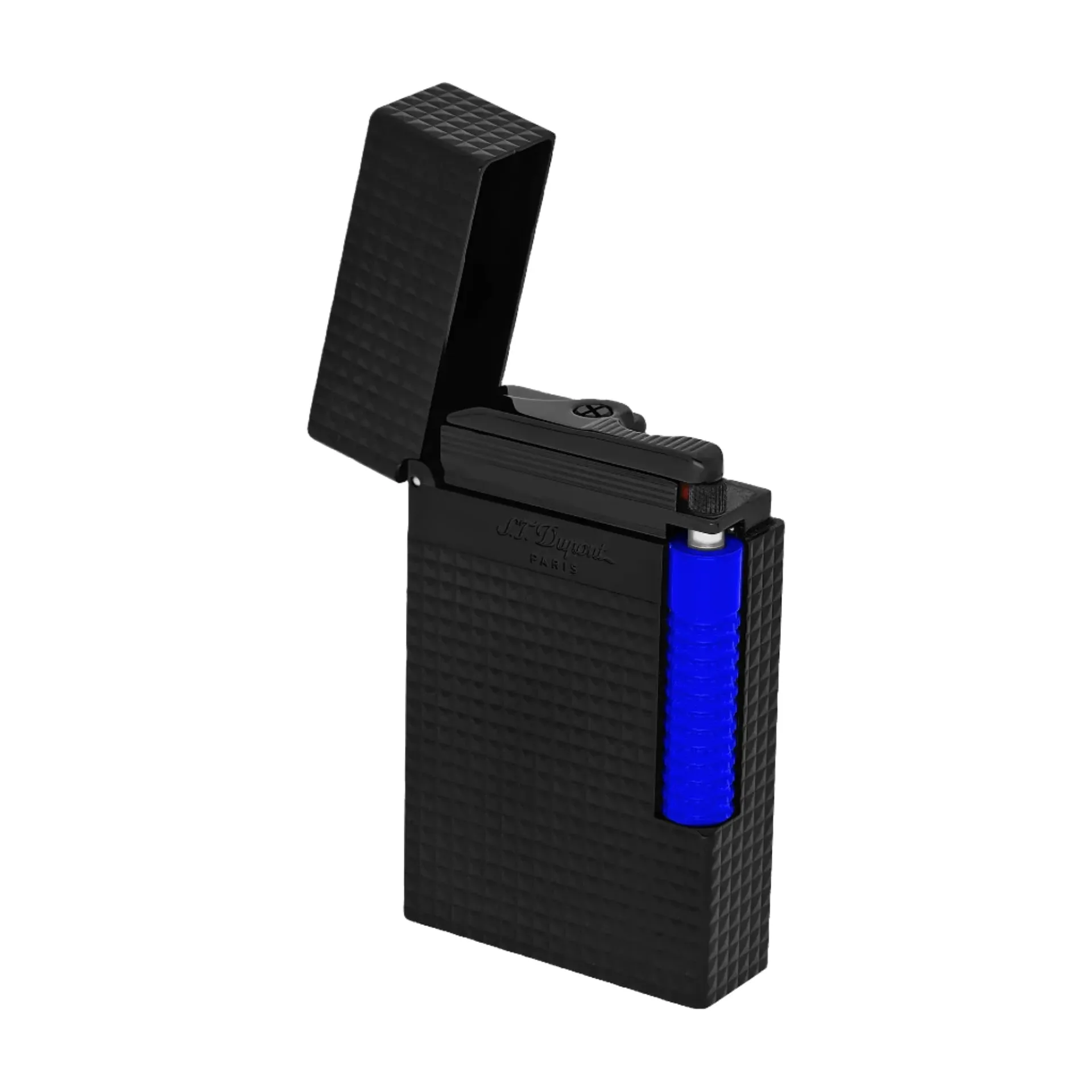 S.T. Dupont Fluo Blue Le Grand Cling Lighter