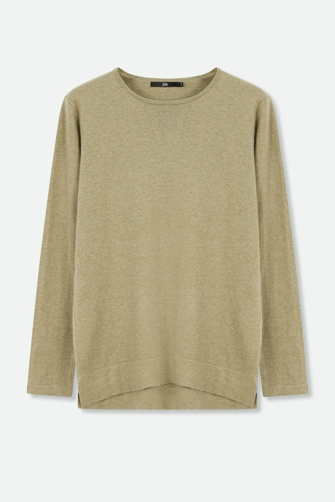 STEVIE LONG SLEEVE CREW IN KNIT PIMA COTTON LIMITED EDITION COLORS