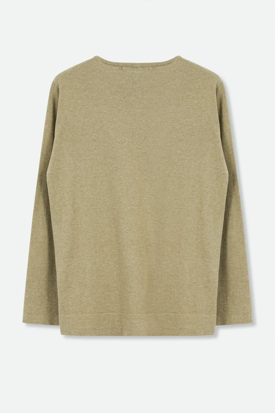 STEVIE LONG SLEEVE CREW IN KNIT PIMA COTTON LIMITED EDITION COLORS