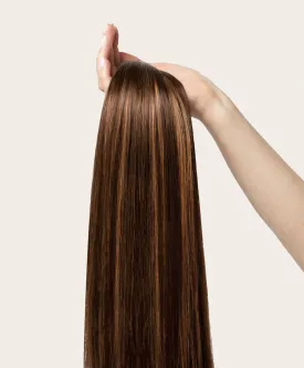 Subtle Brunette Highlighted, 20" Classic Clip-In Hair Extensions, PP2/6 | 120g