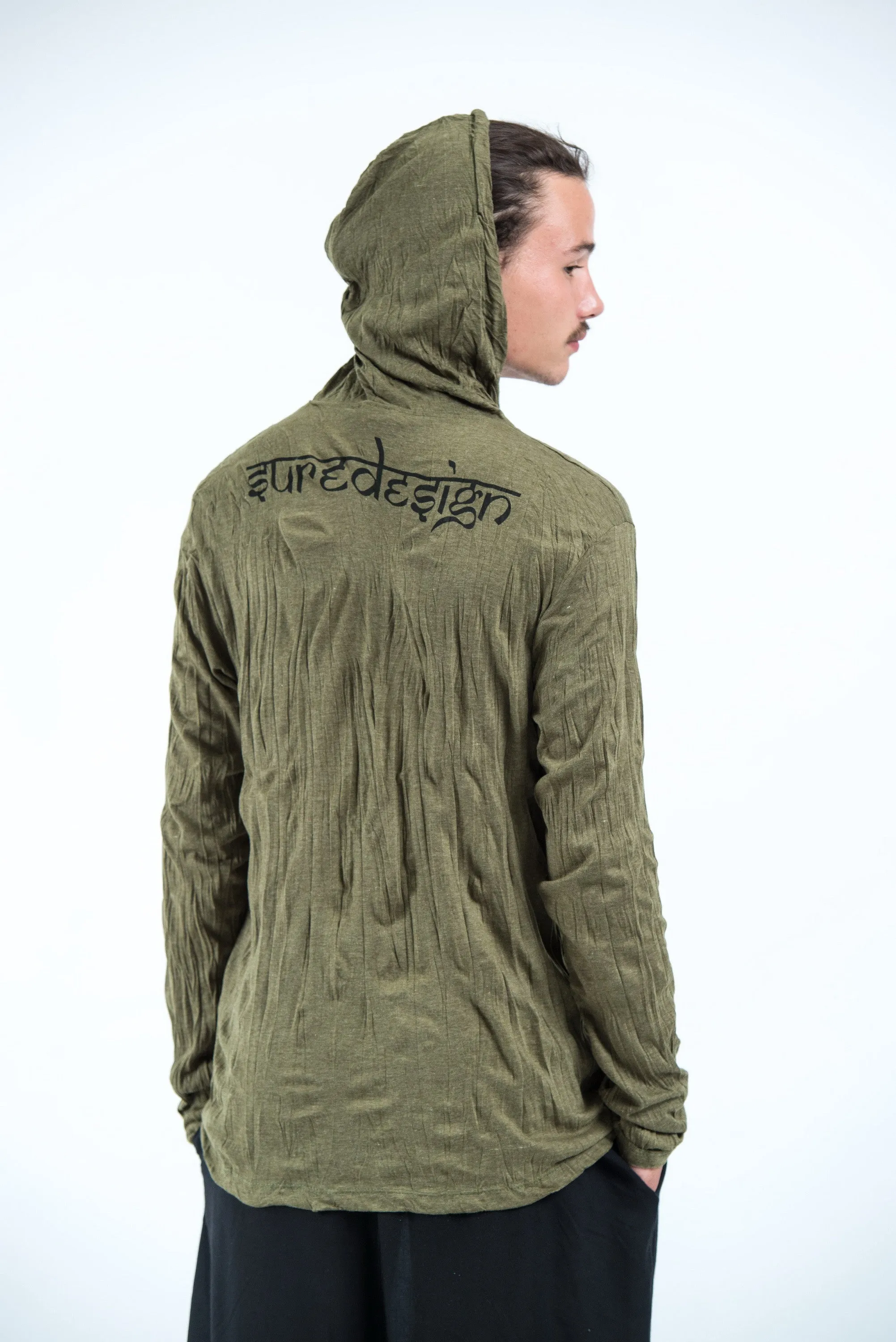 Sure Design Unisex Celtic Tree Hoodie Green