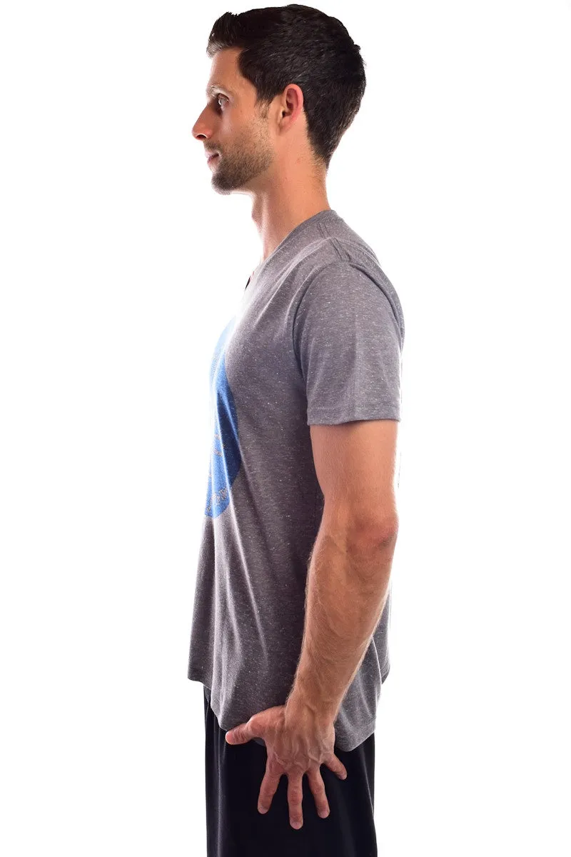 Third Eye Manifesto on AshLinen Blend V-Neck