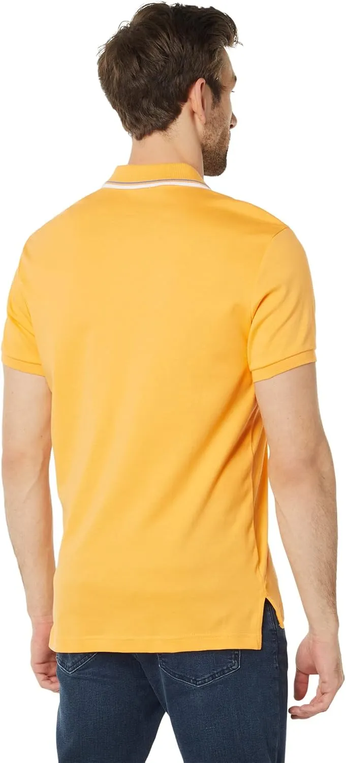 U.S. Polo Assn. Men's Slim Fit Tipped Interlock Knit Polo