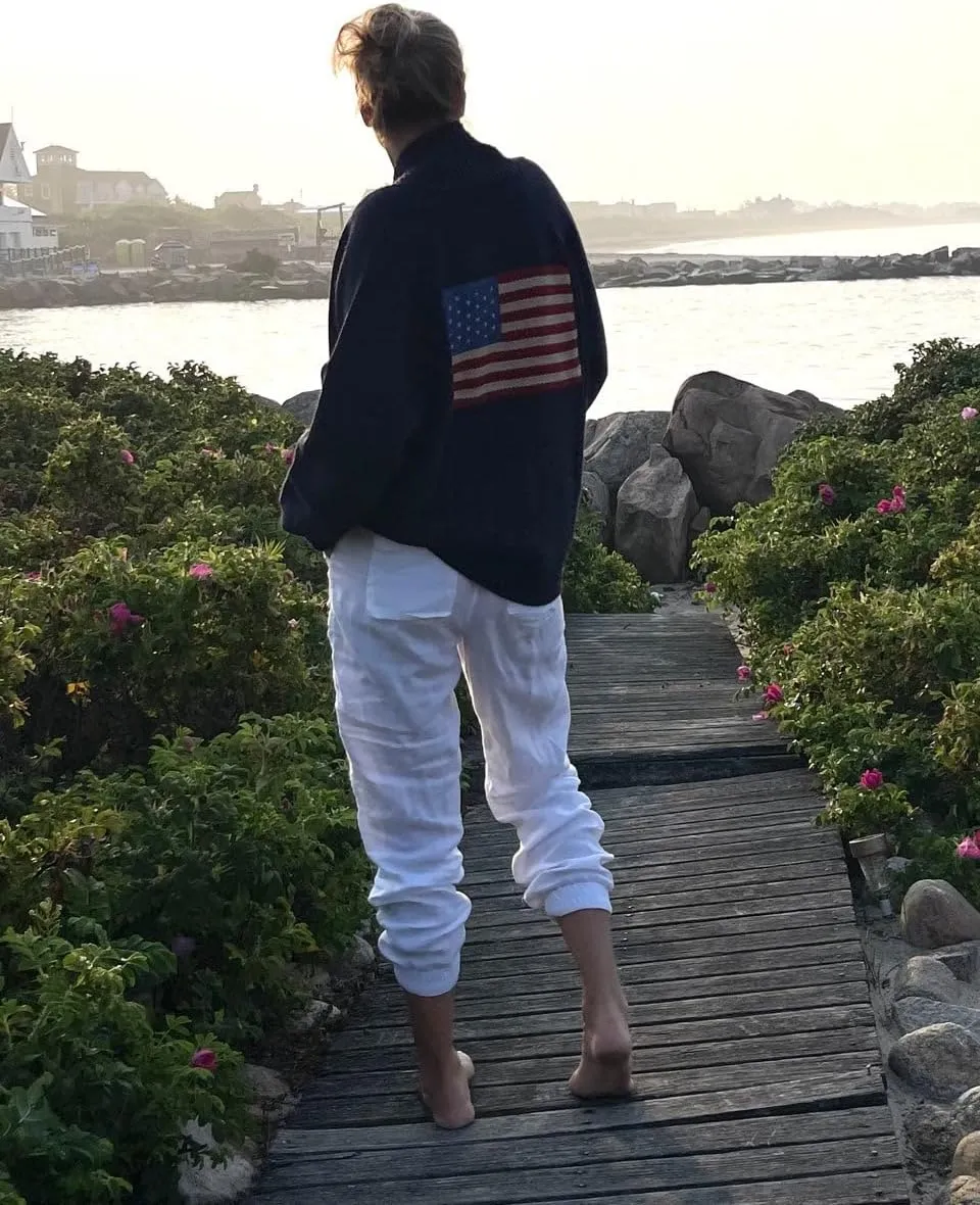 Women American Flag Cardigan Sweaters Patriotic Oversized Long Sleeve Button Down Open Front Cardigans Knitwear